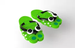 Croco flip-flop 3D model