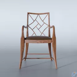 Delicate Trellis Armchair 3D model