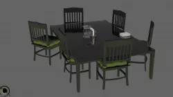 Dining Set 3D model