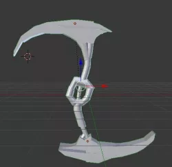Double bladed Scythe 3D model 3D model
