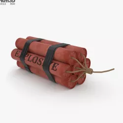 Dynamite 3D model