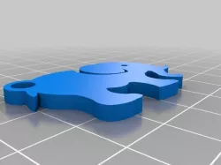Elephant Keychain