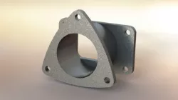 Exhaust flange asm Free 3D model