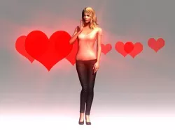 Fade in particles coming to you collection for iclone Low-poly  3D model