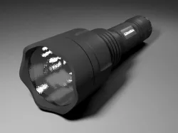 Flashlight Convoy C8 3D model