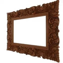 frame carved 3D model