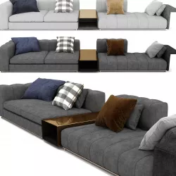 Freeman Sofa By Minotti 3D model