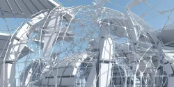 Futuristic Architectural Interior 15 3D model