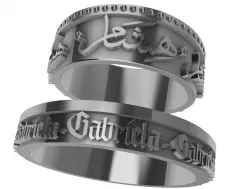 Gabriela Hicham  ring   3D model