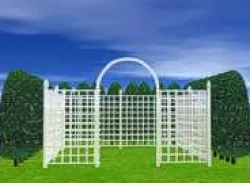 Garden fence Free 3D model