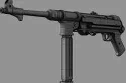 Gun MP40  Free 3D model