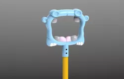 Hippo rake 3D model