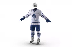 Hockey Equipment Toronto Maple Leafs 3D model