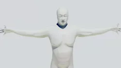 human base mesh Free 3D model