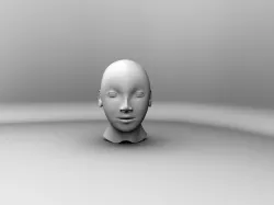 Human Head Free 3D model