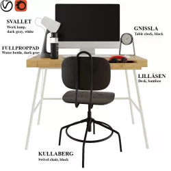 IKEA working desk 3D model