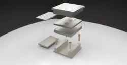 Injection Mold for a Plastic Component Free 3D model