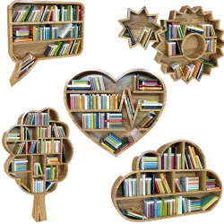 Kids bookshelf 3D model