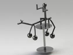 Kinetic horse Free 3D model