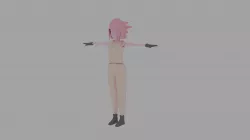 kosuma model in blender Low-poly  3D model