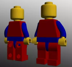 legoman Free 3D model