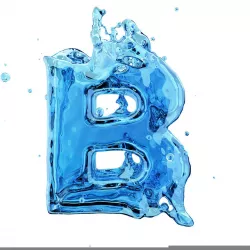 Liquid letter B 3D model 3D model