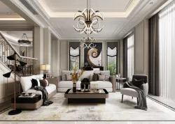 livingroom and dining room 3dmodel 3D model