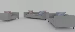 Lounge set 3D model