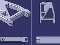 Low Front suspention arm for RC