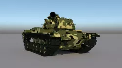 M60A3 PATTON 3D model