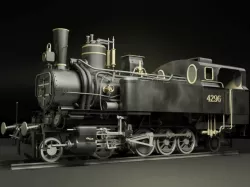 MAV 40 Steam Locomotive Tank Engine Free 3D model