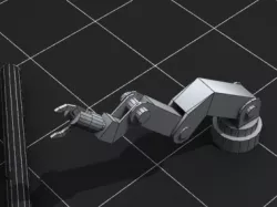Mechanical Arm Jointed Animated Free 3D model