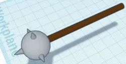Medieval Mace 3D model