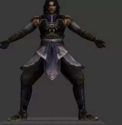 men  Man Warrior Anime Comic  Animation Comic 3D model
