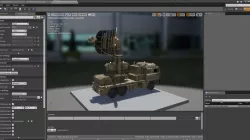 Military Force Vehicles Pack UE4 Low-poly  3D model