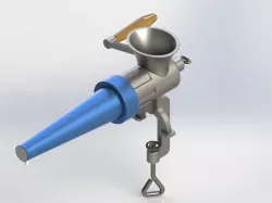 Mini Plastic Shredder Grinder Crusher Free 3D model