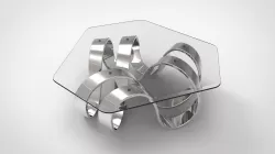 Mobius Trefoil Knot Coffee Table II Free 3D model