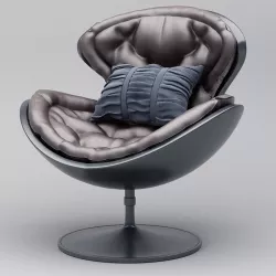 modern chair design 3D model
