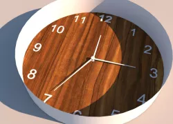 modern clock 3D model