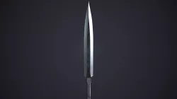Modern Spear Low-poly  3D model