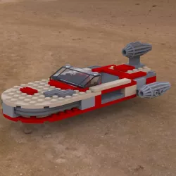 Modular Brick Landspeeder obj Free 3D model