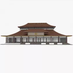 Mongolian Building 1 3D model