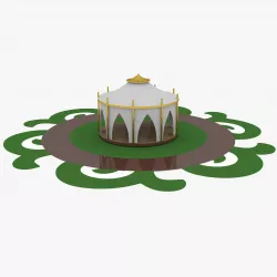 Mongolian Building 3 3D model