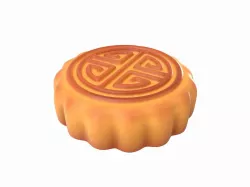 Moon Cake 3D model