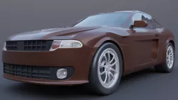 muscle car mark 1 3D model