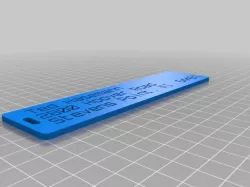 My Customized Customizer Version of luggage label