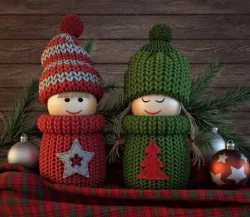 New year doll christmas doll 3D model