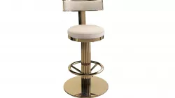 Oscar Swivel Gold Counter Chair 3D model