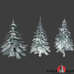 Pine Trees Low-poly  3D model