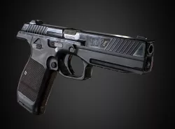 PL 14 Lebedev pistol Low-poly  3D model